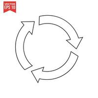 Recycling-Icon-Set, Vektor eps10.