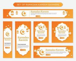 ramadan kareem islamisk bakgrundsdesign med modern och arabisk stilanvändning för innehåll i sociala medier och bannerannonser vektor