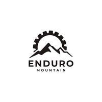 mountainbike cykel enduro logotyp vektor design inspiration