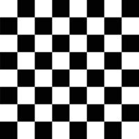 Schachbrett auf weißem Hintergrund. Schachbrett-Symbol. vektor