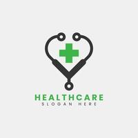 kreatives abstraktes modernes Klinik-Krankenhaus-Logo-Design, buntes Gradienten-Klinik-Logo-Design vektor