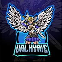 valkyrie maskot esport logotyp maskot design. vektor