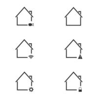 vektor illustration på temat smarta hem