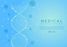 Medizinischer DNA-Designhintergrund vektor