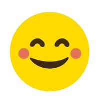 ljusa smiley face emoji vektor uttryck