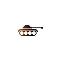 militär tank, armé tank ikon logotyp formgivningsmall vektor