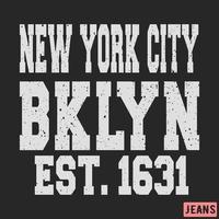 Brooklyn New York vintage stämpel vektor