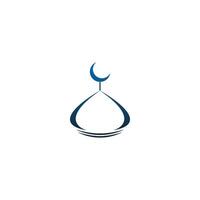 islamisk logotyp, moské ikon design vektor mall