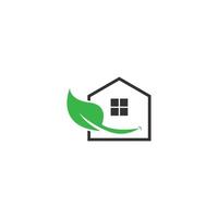 Haus-Symbol-Logo einfacher Design-Vorlagenvektor vektor