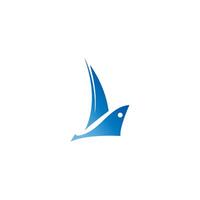 kryssningsfartyg logotyp ikon designmall vektor
