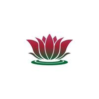 skönhet lotusblommor logotyp ikon designmall vektor