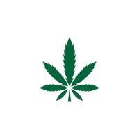 cannabis blad logotyp design vektor mall
