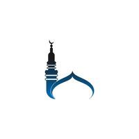 islamisches logo, moschee symbol design vektorvorlage vektor