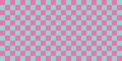 rutigt tyg textil duk bordsduk rosa blå abstrakt bakgrund textur tapetmönster sömlös vektorillustration 08192021 vektor