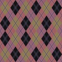 Argyle-Mustervektor, geometrisch, Hintergrund, klassisch gestrickt, kariert vektor