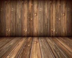 Wand- und Bodenverkleidung verwitterter alter Holzhintergrund. vektor