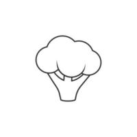 disposition ikon av broccoli illustration vektor