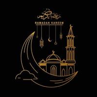 ramadan kareem design bakgrund vektor