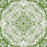 vita och gröna dekorativa sömlösa mönster. vintage ornament element etniska turkiska indiska motiv för tyg och textilier, tapeter, förpackningar och dekor. vektor