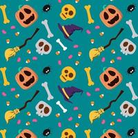 abstrakter Halloween-Musterdesignhintergrund. Vektor. vektor