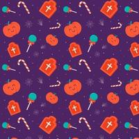 abstrakter Halloween-Musterdesignhintergrund. Vektor. vektor