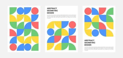 geometri minimalistiskt konstverksomslag med form och figur. abstrakt mönsterdesignstil för omslag, webbbanner, målsida, affärspresentation, varumärke, förpackning, tapeter vektor