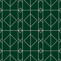 grön och vit diamant sömlösa mönster vektor
