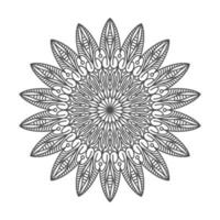 eleganta och unika mandala ornament vektor