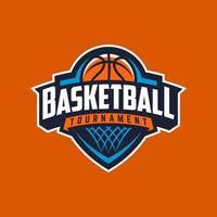 Basketball-Club-Logo-Design-Vektor-Illustration vektor