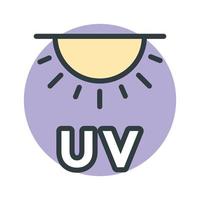 UV-Sonne-Konzepte vektor