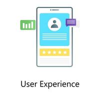 mobilappar, gradientvektorer för användarupplevelse vektor