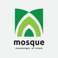 moschee - logo des islamischen bildungszentrums vektor