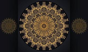 abstrakter hintergrund mit verzierung. Mandala-Muster-Vektor-Design. vektor