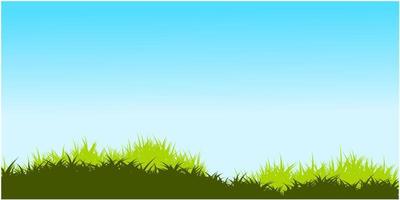 Grashaufen, Grasrasen, Grasbodenlandschaftswiese vektor
