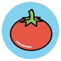 trendige Tomatenkonzepte vektor