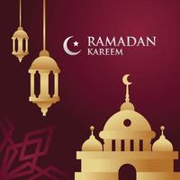 ramadan kareem design fira vektor