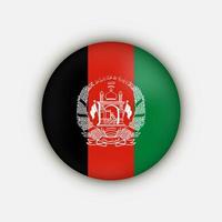 landet afghanistan. Afghanistans flagga. vektor illustration.