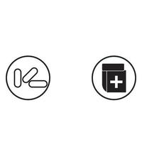 medizinisches Liniensymbol für Designer und Entwickler. Ikonen des medizinischen Verbandes des Gesundheitswesens zerbrechen medizinischer Vektor des gebrochenen Herzens