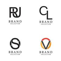 brev vektor logo design symbol ikon emblem