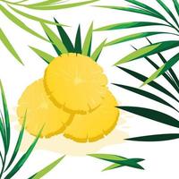 Stück Ananas-Design vektor