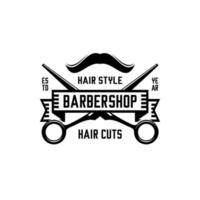 Barbershop logotyp vektor