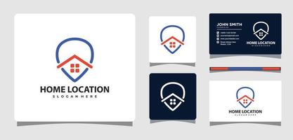 hem pin logo design inspiration vektor