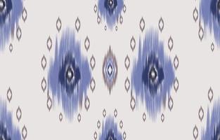 dunkelblaues und weißes ikat-nahtloses muster geometrischer ethnischer orientalischer traditioneller stickereistil.design für hintergrund, teppich, matte, tapete, kleidung, verpackung, batik, stoff, vektorillustration. vektor