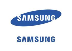 samsung logotyp ikon redaktionell vektor