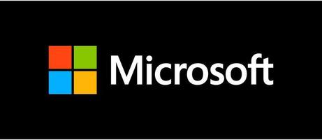 redaktioneller Vektor des Microsoft-Logo-Symbols