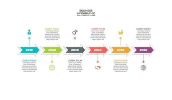 Präsentationsgeschäft Infografik Vorlage vektor