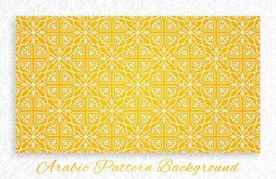 platt arabisk mönsterbakgrund och islamisk elegant lyxprydnad vektor