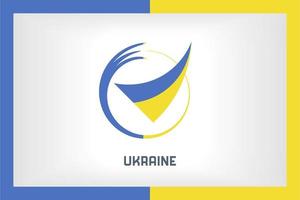 Ukraine-Wellenflagge des Ukraine-Vektors vektor