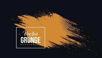 abstrakter schwarzer und brauner Grunge-Hintergrund mit Halbton-Stil. pinselstrichillustration für banner, plakat. sportlicher Hintergrund. Kratz- und Texturelemente für das Design vektor