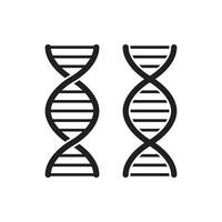 DNA-Gentechnik-Vektorsymbol vektor